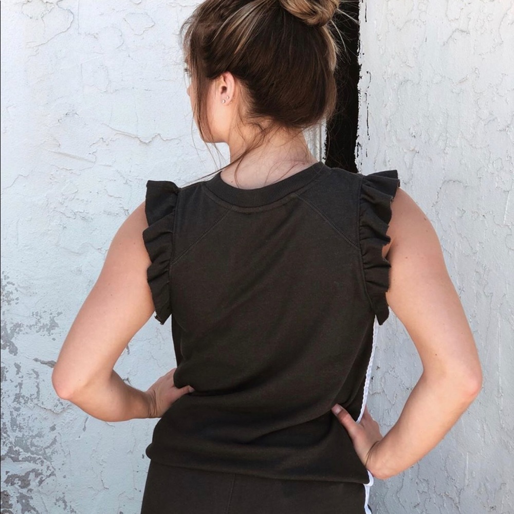 Sleeveless Ruffle Pullover - Picture 2 of 3